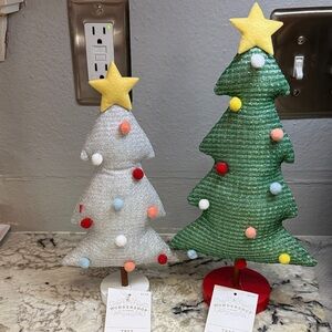 Wondershop at Target Festive Tree Duo - Green and Silver with Stars 2023